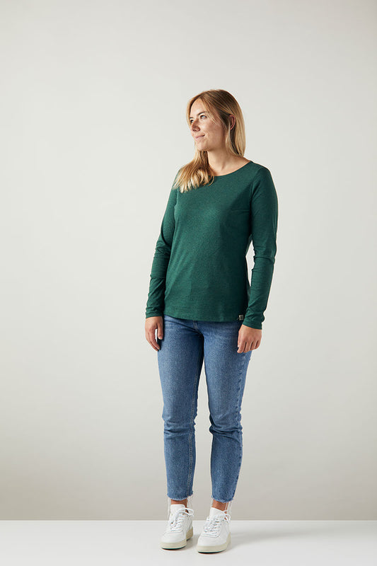 ZRCL Longsleeve Basic Women Green Stone
