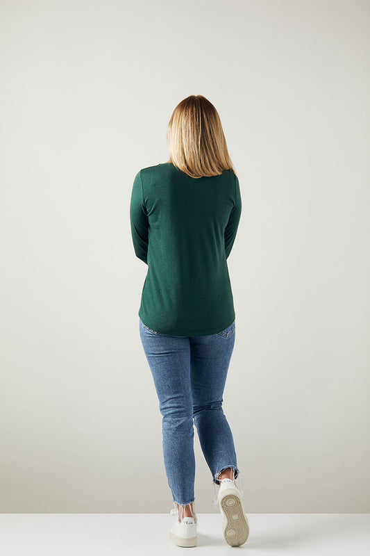 ZRCL Longsleeve Basic Women Green Stone