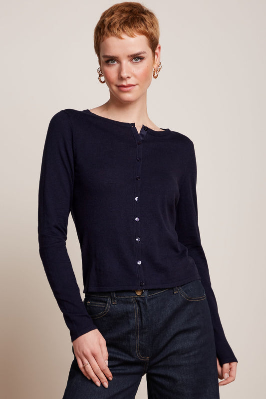 King Louie Cardi Roundneck Cocoon