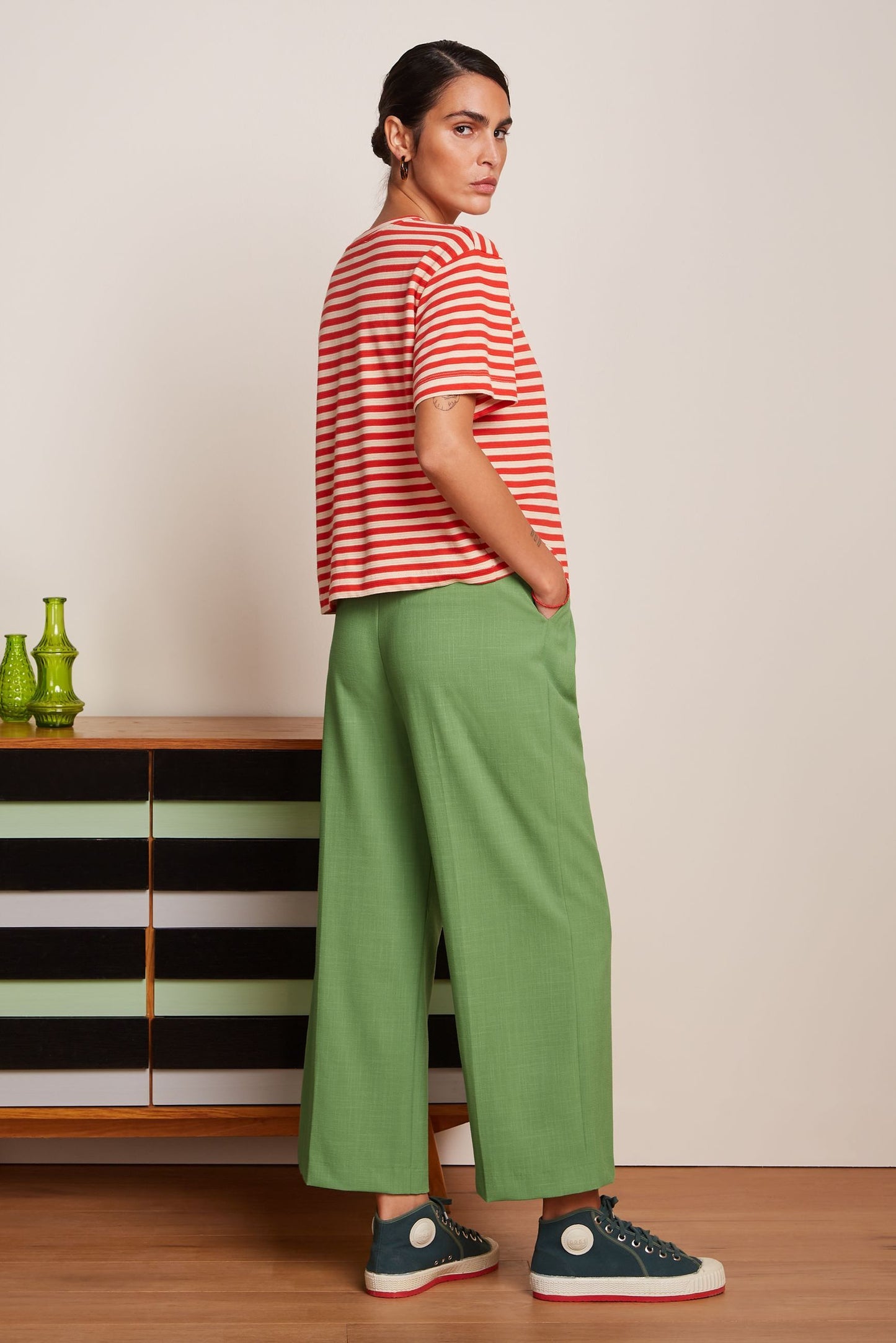 King Louie Fintan Cropped Pants Timba
