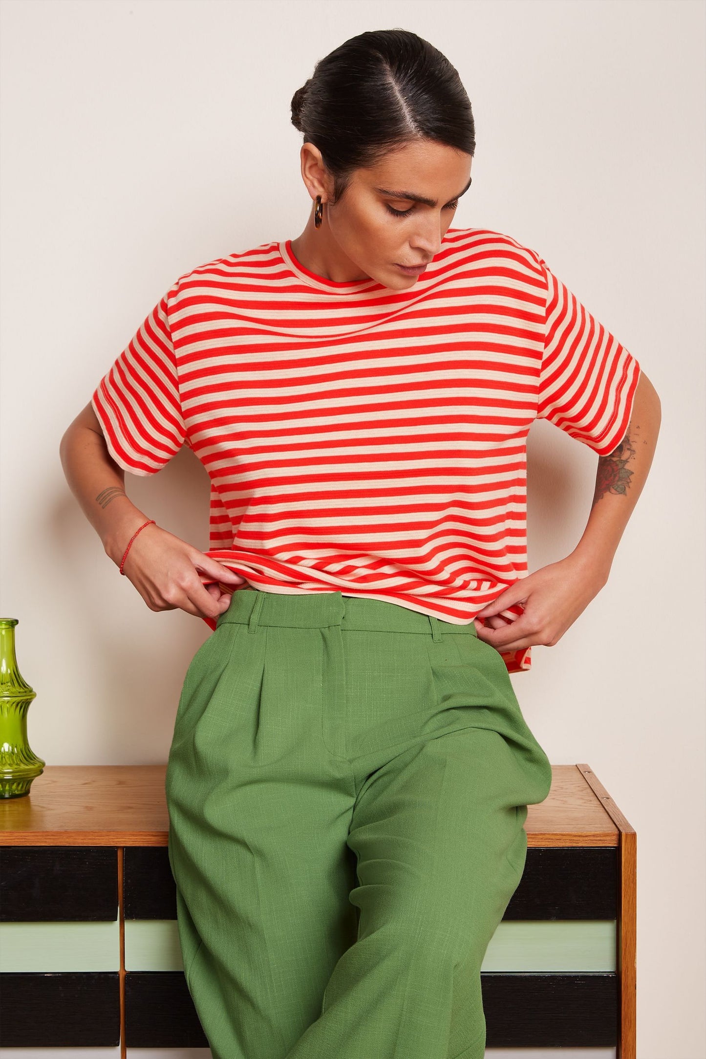 King Louie Fintan Cropped Pants Timba