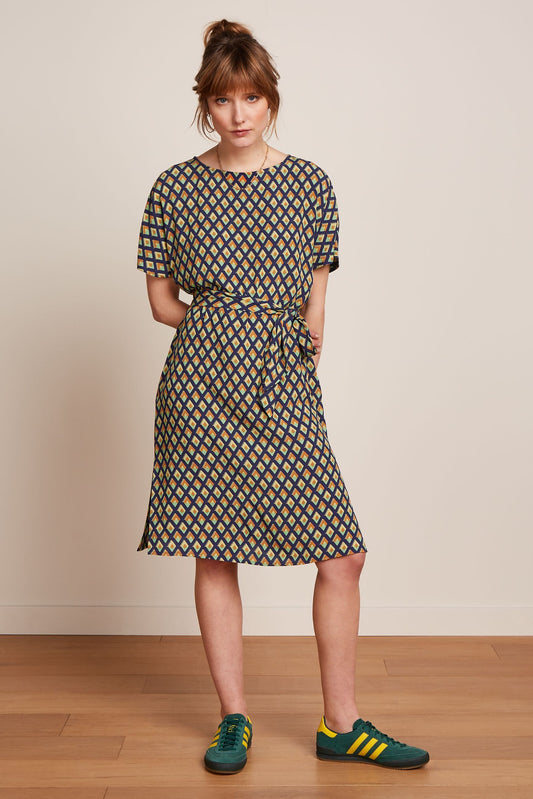 King Louie Vera Tunic Dress Pebble Woven