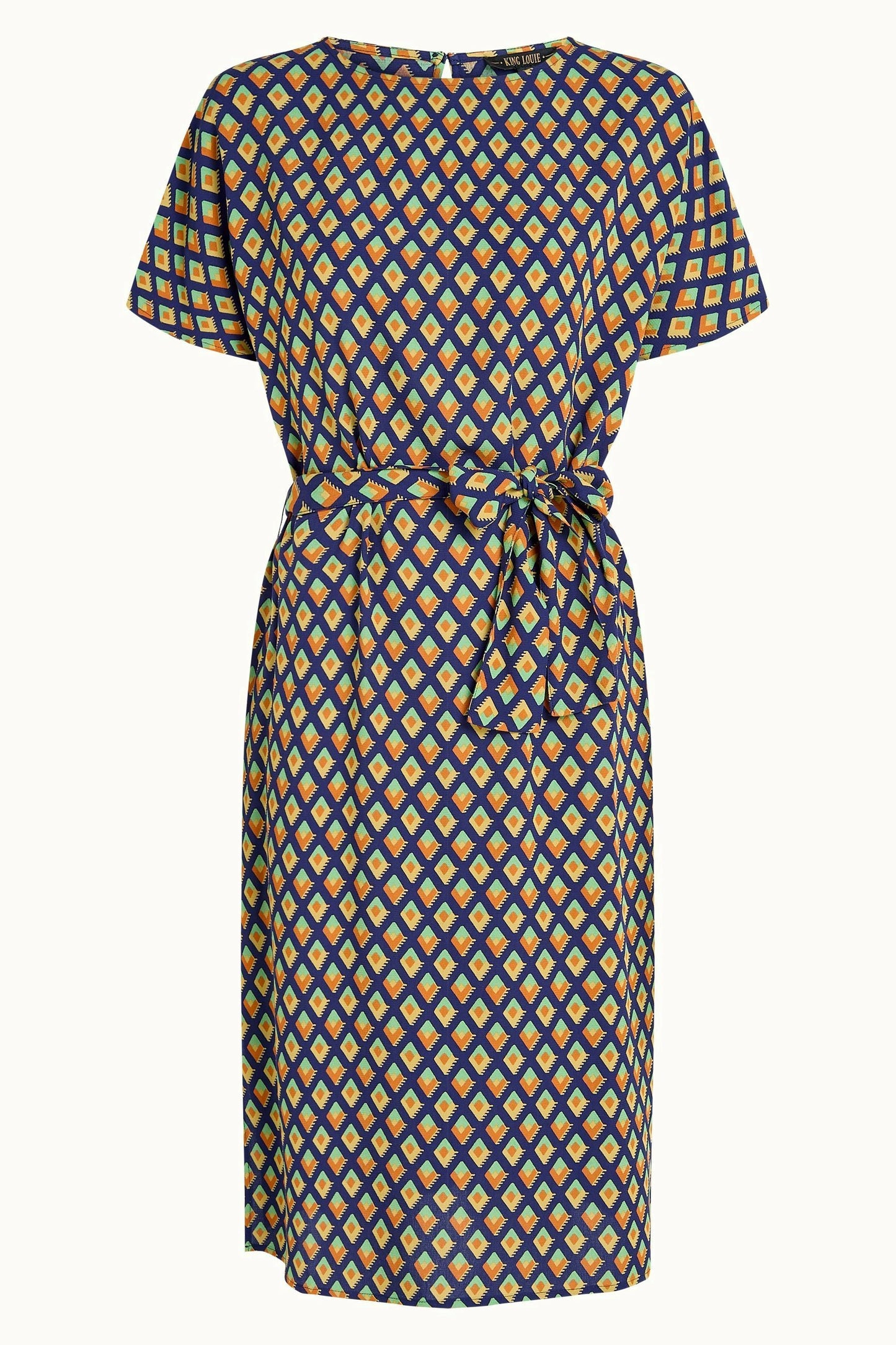 King Louie Vera Tunic Dress Pebble Woven