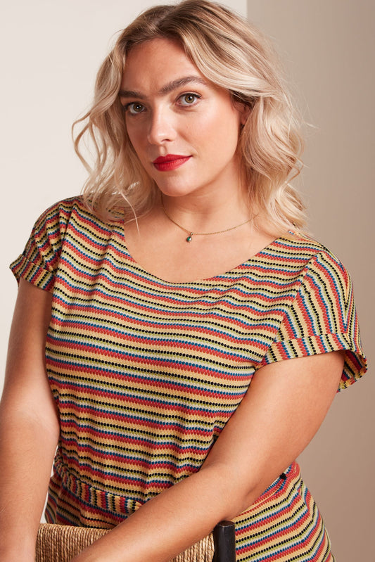 King Louie Aria Tunic Dress Beebop Stripe