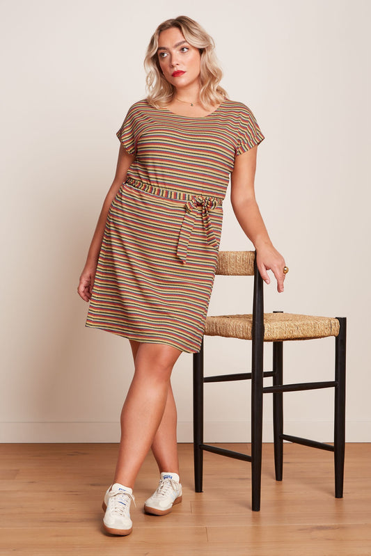 King Louie Aria Tunic Dress Beebop Stripe