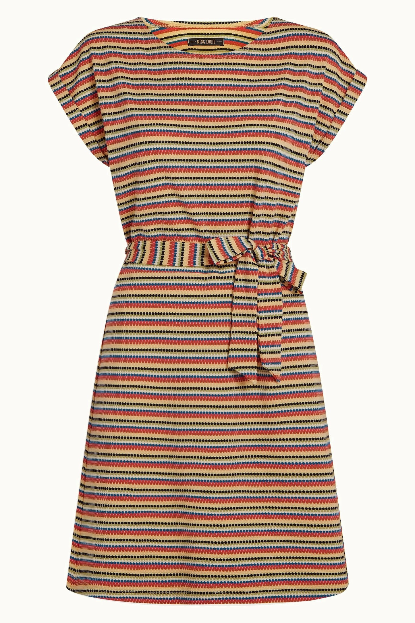 King Louie Aria Tunic Dress Beebop Stripe