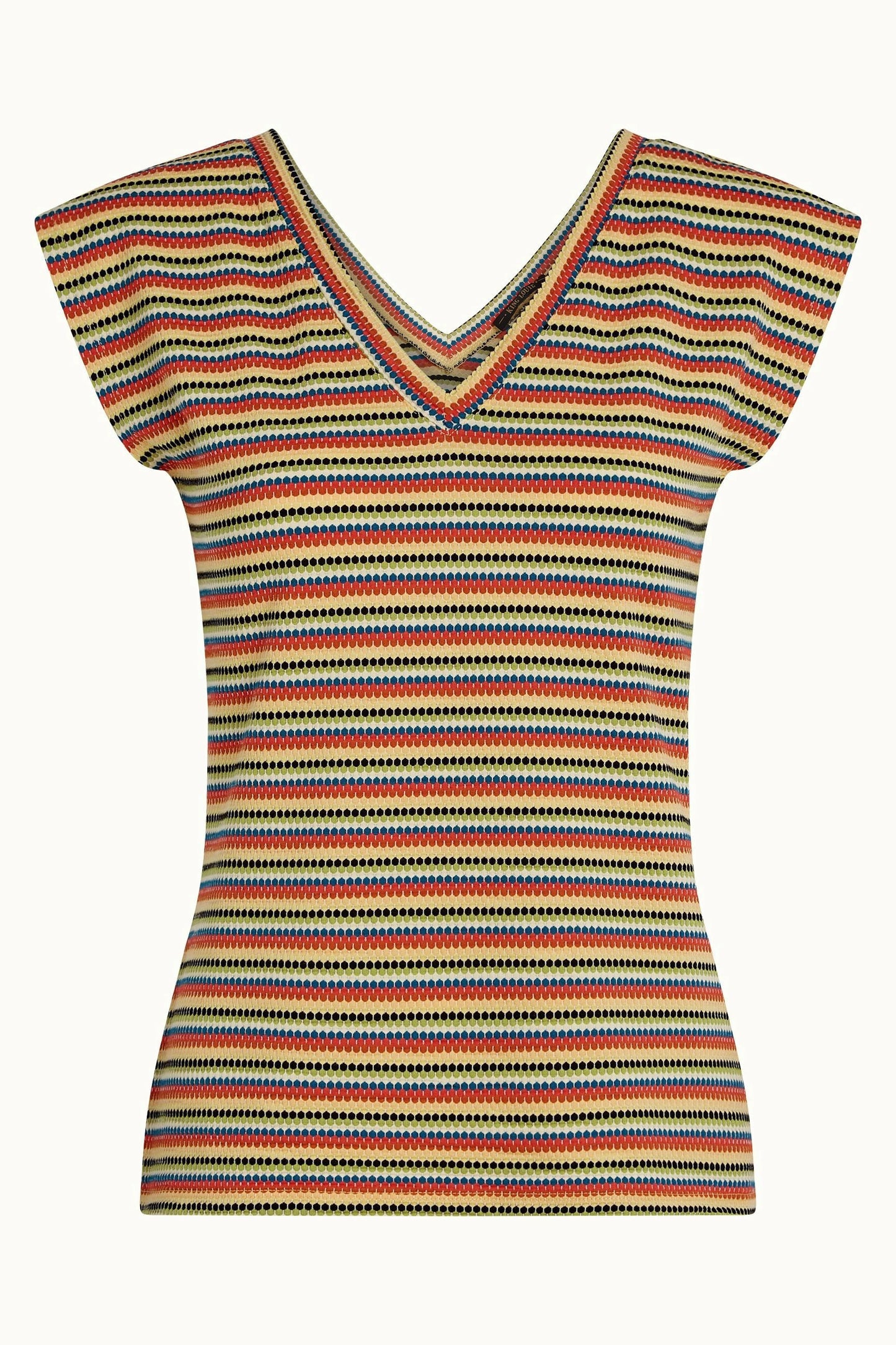 King Louie Double V Top Beebop Stripe