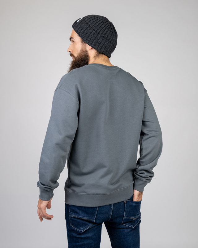 Nikin Basic TreeSweater Relaxed Unisex Pulli Anthracite