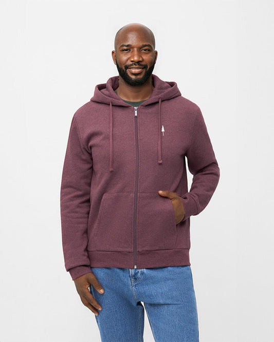 Treehoodie Jacket Bordeaux Mel