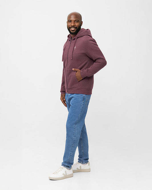 Treehoodie Jacket Bordeaux Mel