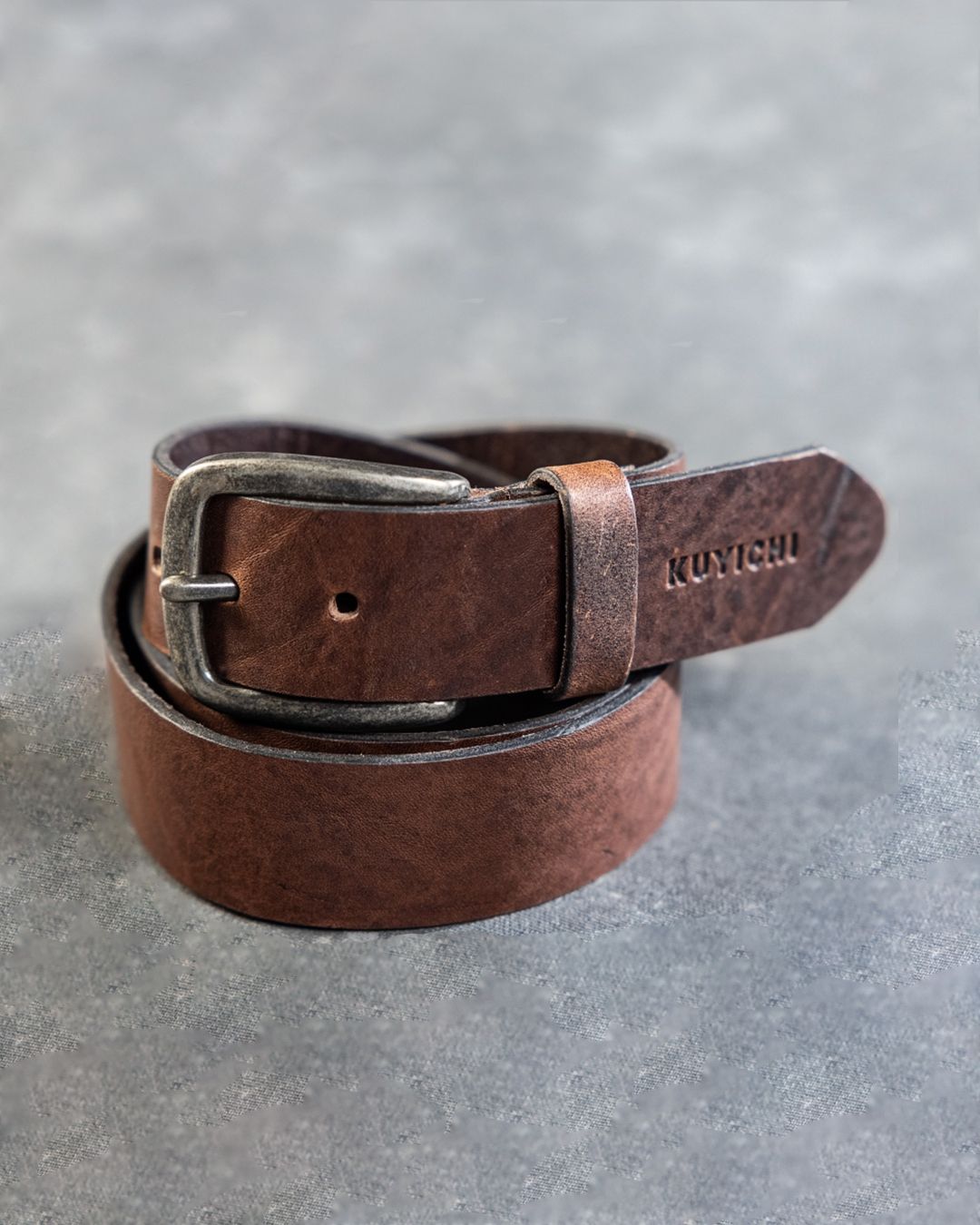 Kuyichi Dean Gurt Dark Brown
