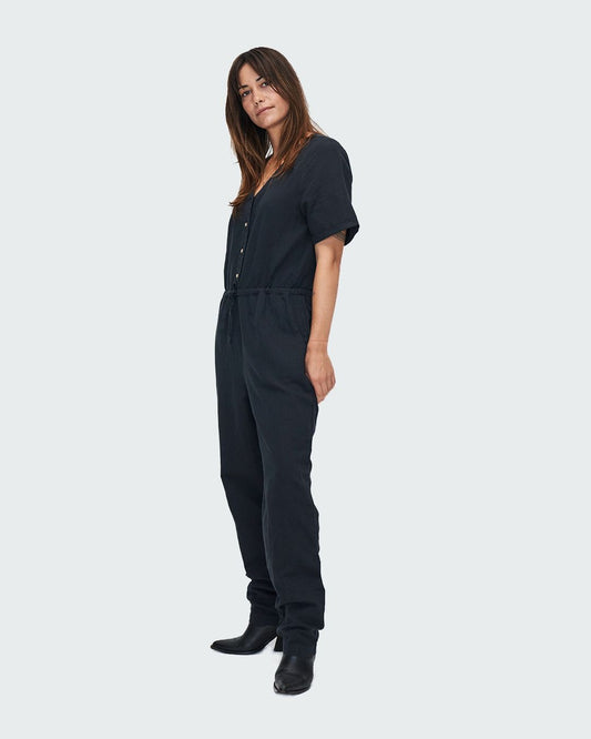 Kuyichi Sia Jumpsuit Jet Black