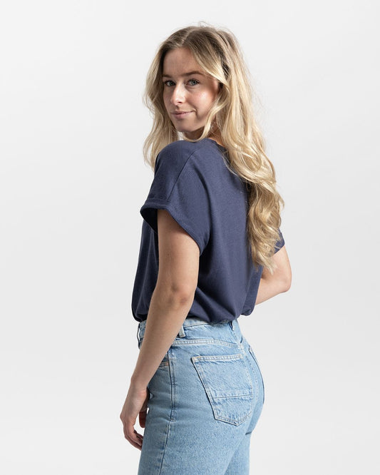 Kuyichi Bella T-Shirt Dark Navy