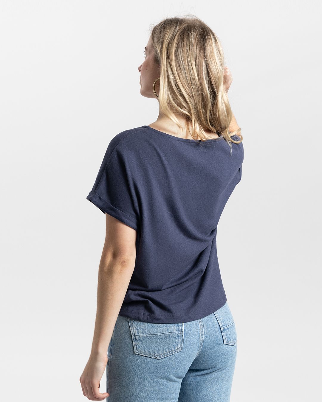 Kuyichi Bella T-Shirt Dark Navy