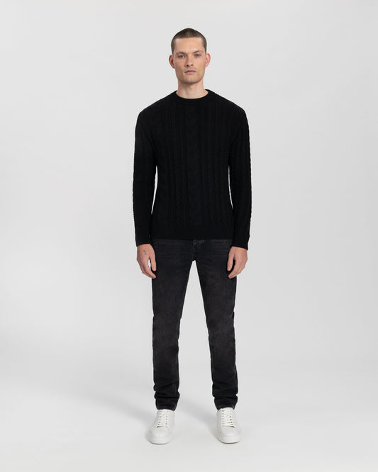 Kuyichi Jim Regular Slim Vintage Black Jeans