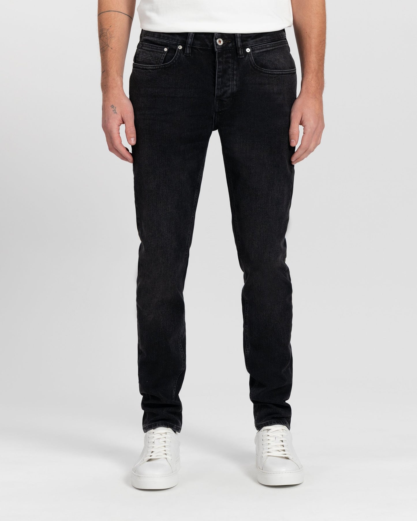 Kuyichi Jim Regular Slim Vintage Black Jeans