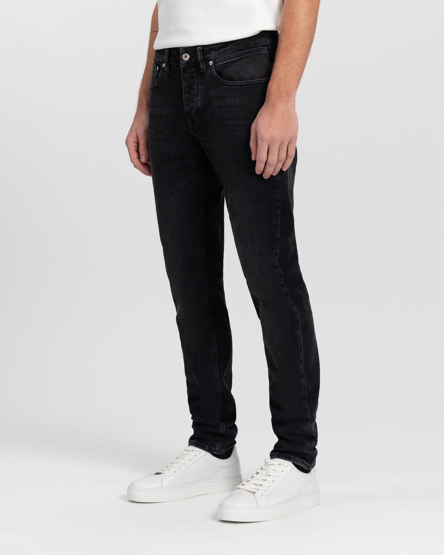 Kuyichi Jim Regular Slim Vintage Black Jeans