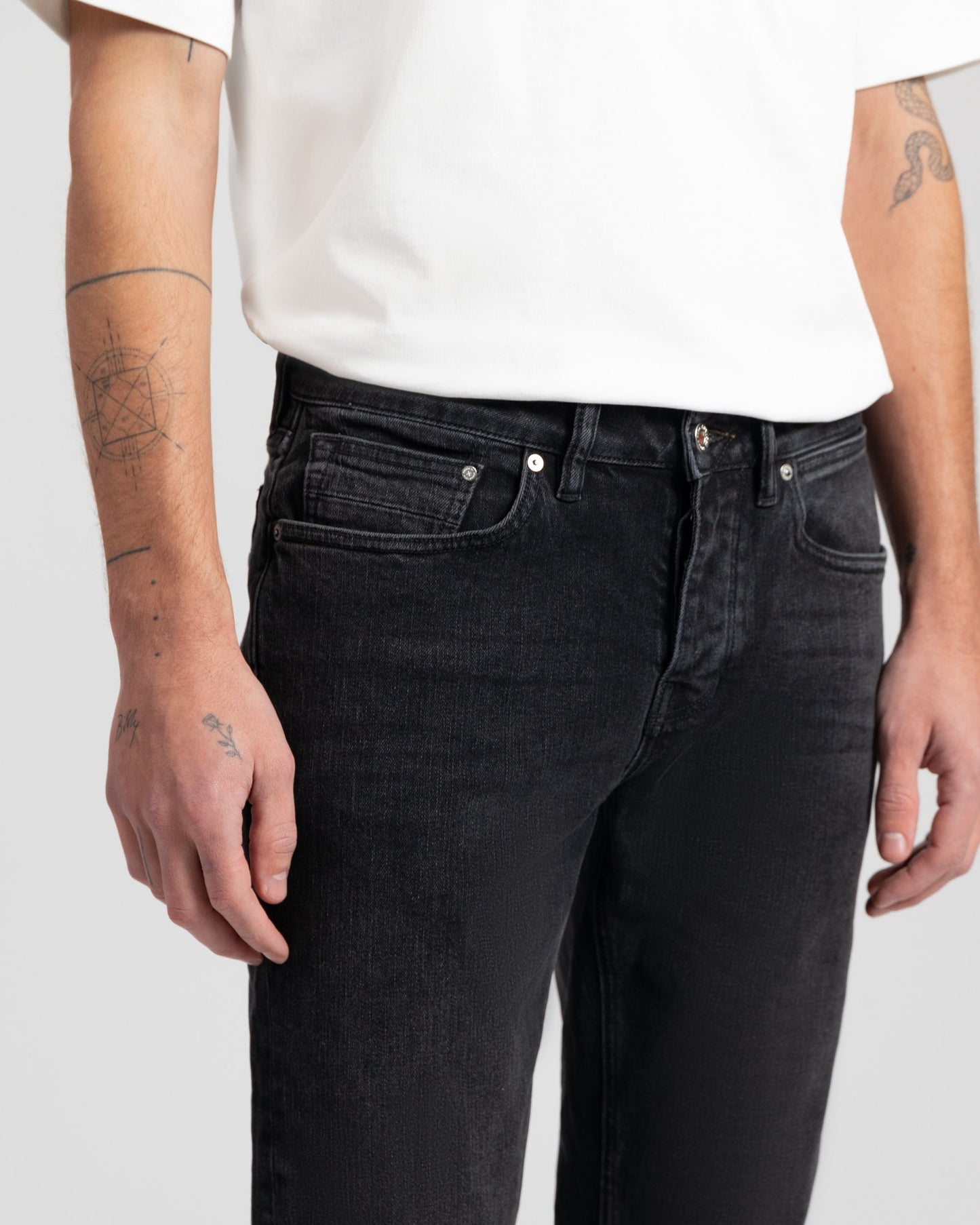 Kuyichi Jim Regular Slim Vintage Black Jeans
