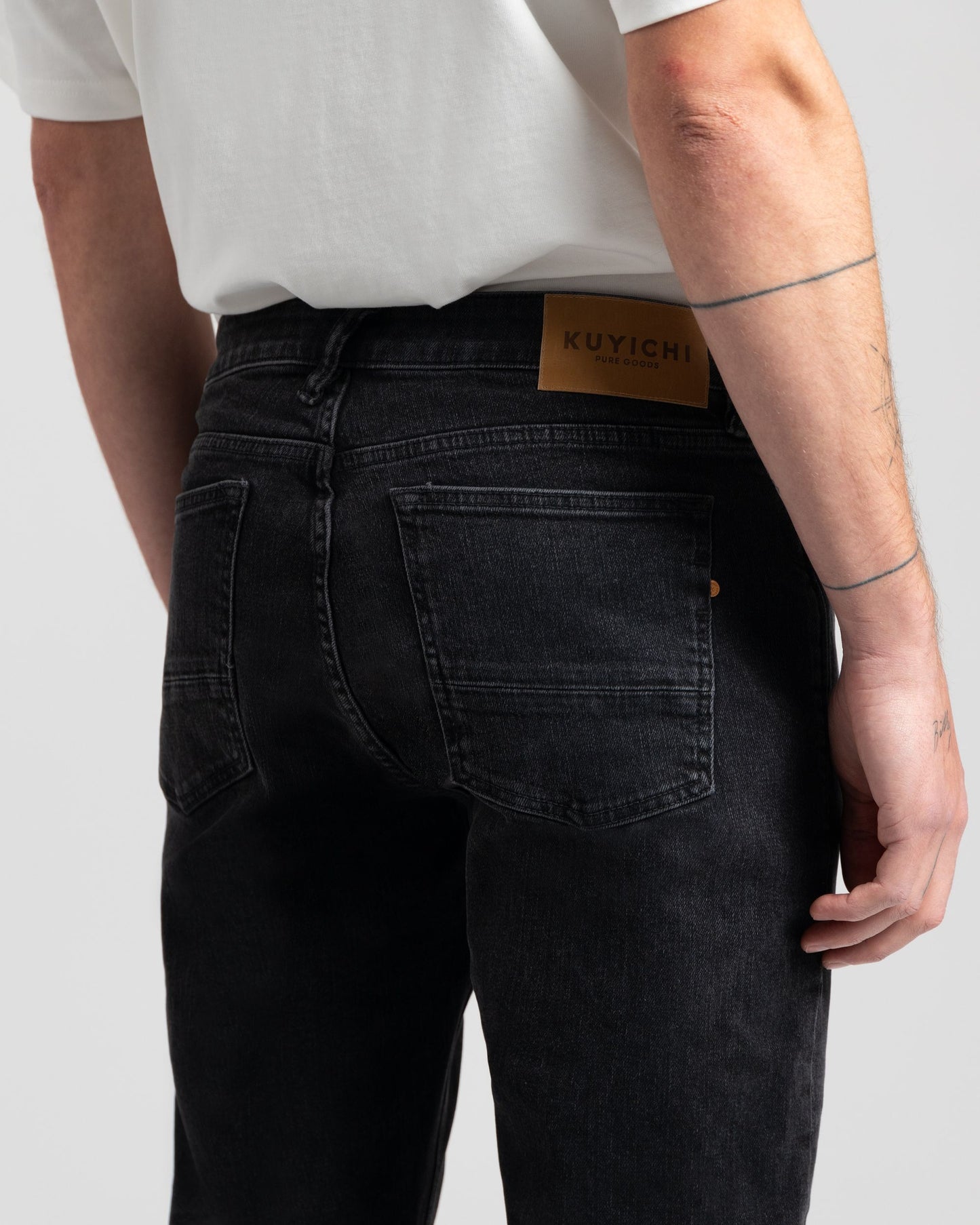 Kuyichi Jim Regular Slim Vintage Black Jeans