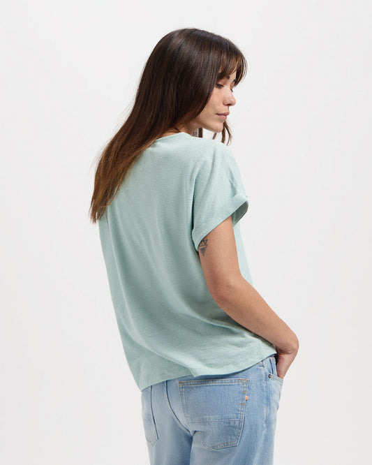 Kuyichi Bella tee (soft petrol)