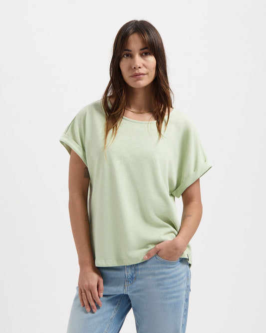Kuyichi Bella tee (sage green)