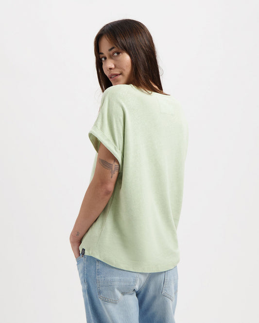 Kuyichi Bella tee (sage green)