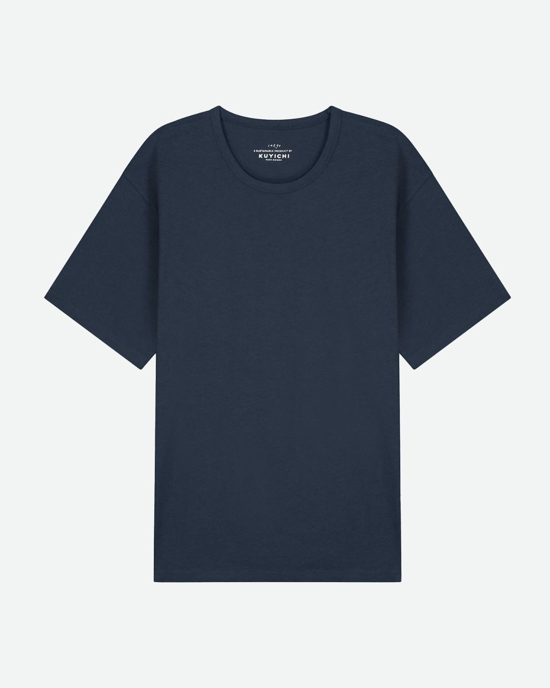 Kuyichi Liam Linen tee (Dark Navy)