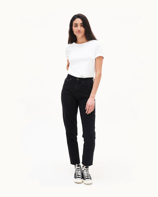 Kuyichi Nora Loose Tapered Vintage Black Jeans für Damen