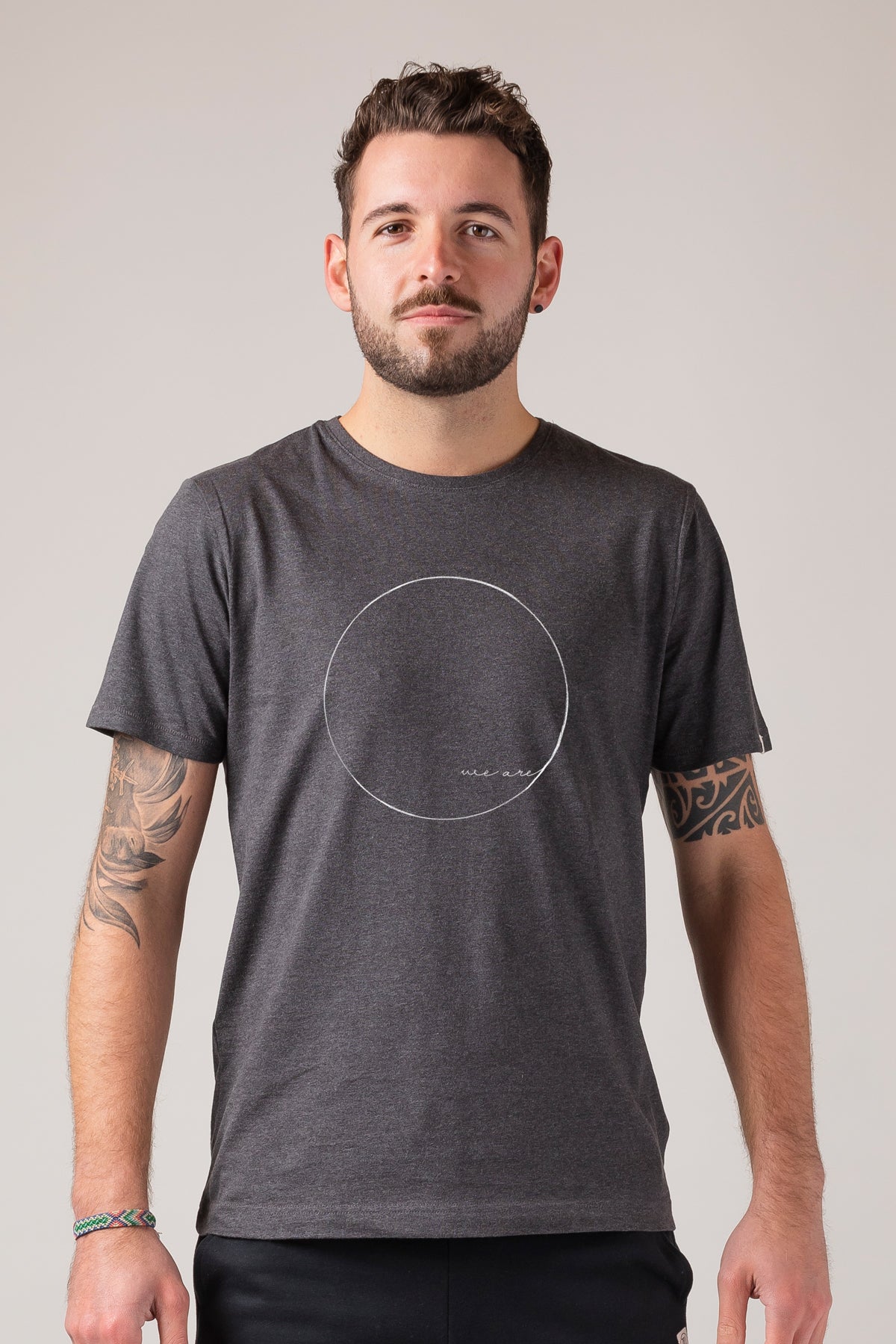 ZRCL Männer-T-Shirt aus Biobaumwolle (WE ARE T-Shirt Onyx)