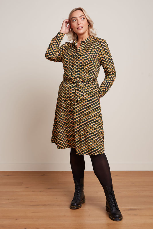 King Louie Sheeva Dress Valet Blusenkleid mit LENZING™ ECOVERO™