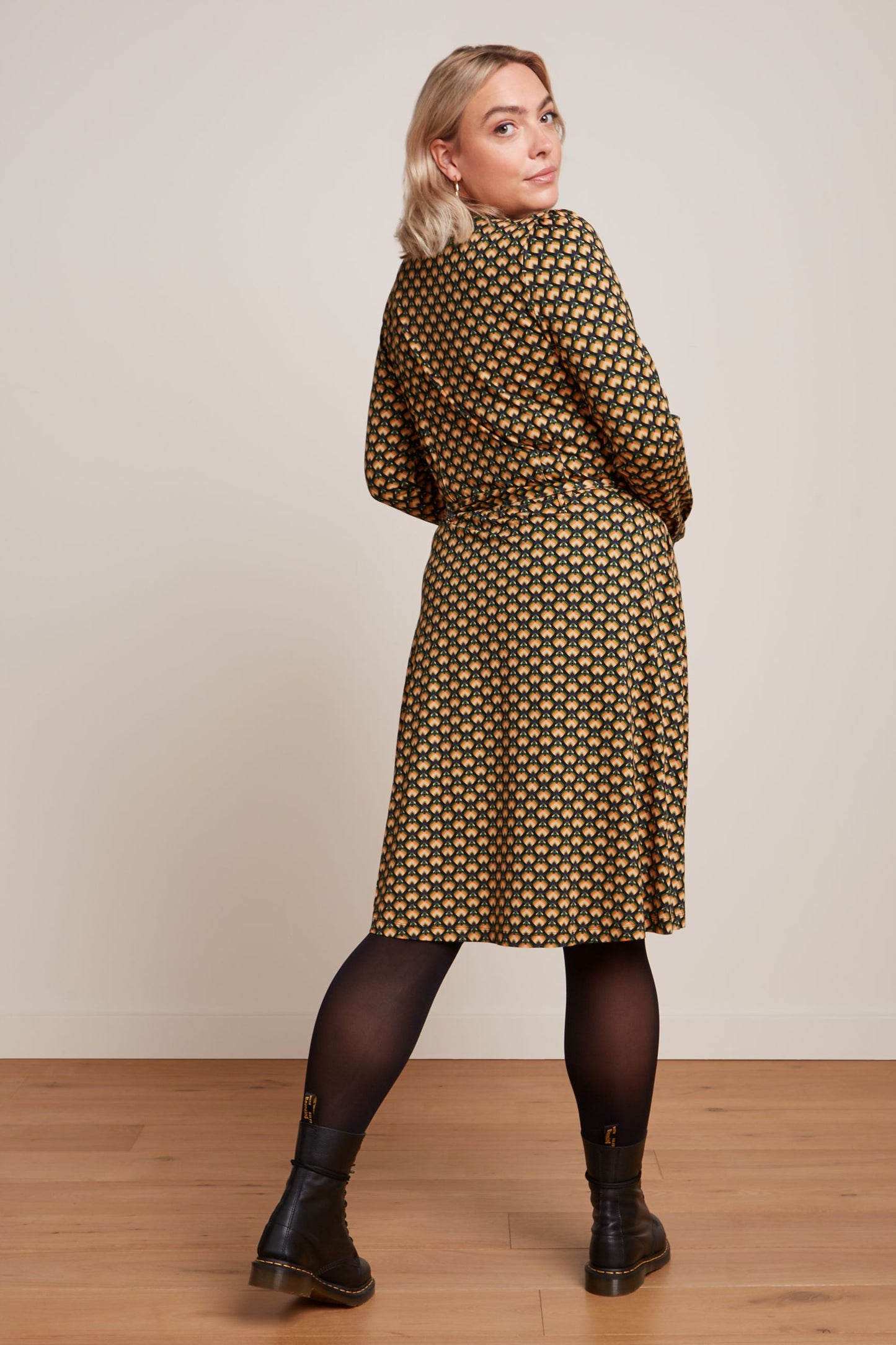 King Louie Sheeva Dress Valet Blusenkleid mit LENZING™ ECOVERO™