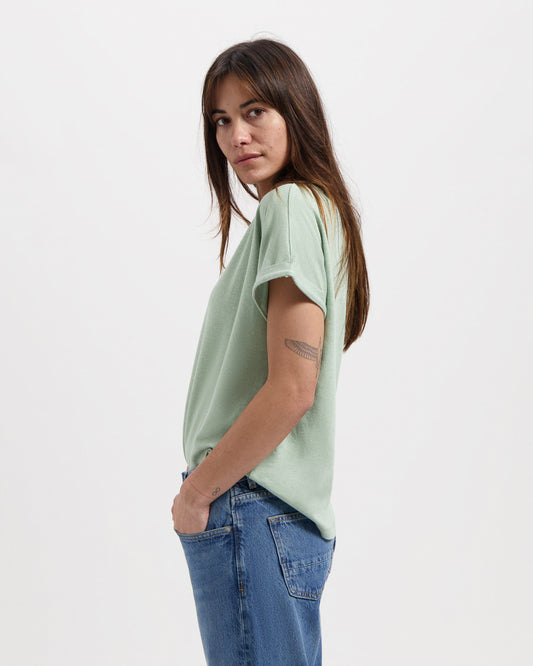 Kuyichi Bella T-Shirt ( Pale green)