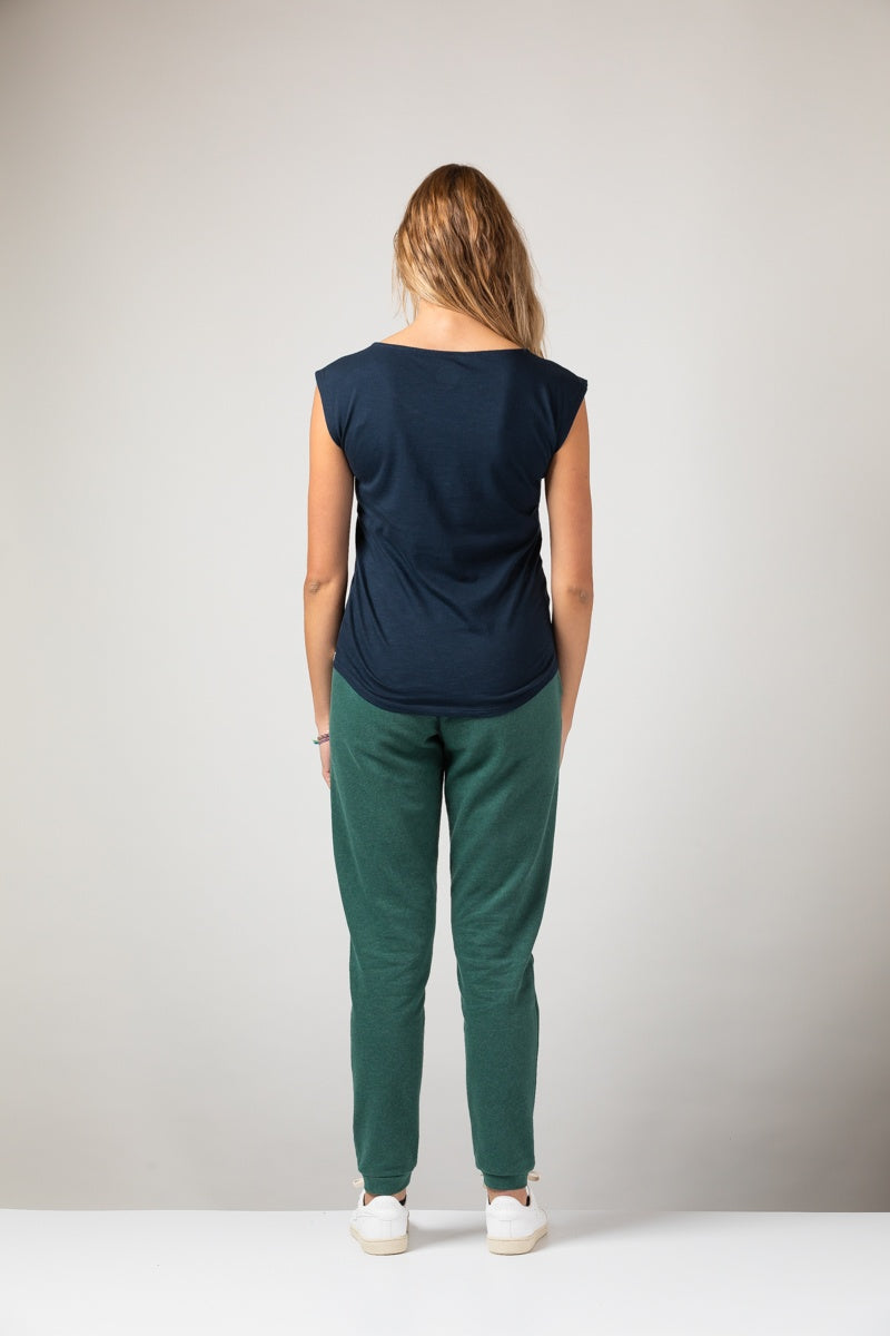 ZRCL Damen-T-Shirt aus Biobaumwolle (Basic Two-Shirt Blue)