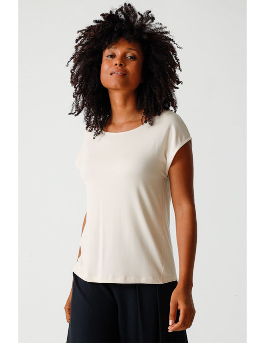 SKFK ATALIA T-SHIRT mit kurzen Ärmeln, sehr weichem Stoff
