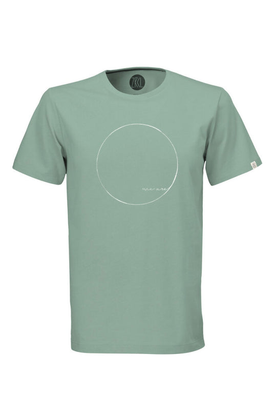 ZRCL Männer-T-Shirt aus Biobaumwolle (WE ARE T-Shirt light green)