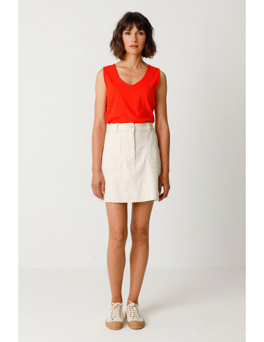 SKFK DEMIKU SKIRT Kurzer Rock/Jupe aus Bio-Baumwolle