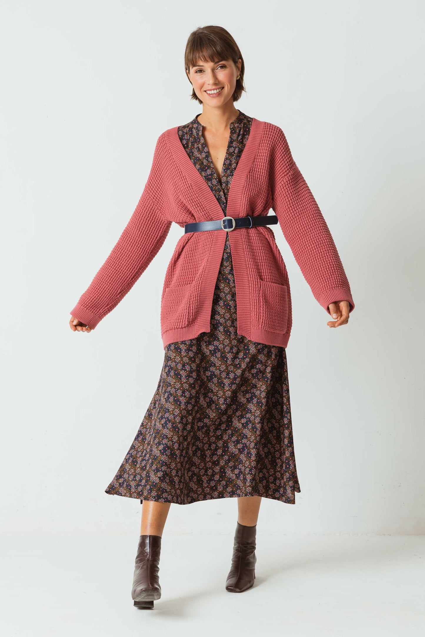 SKFK GOIZANE DRESS Langes Kleid mit Blumendruck