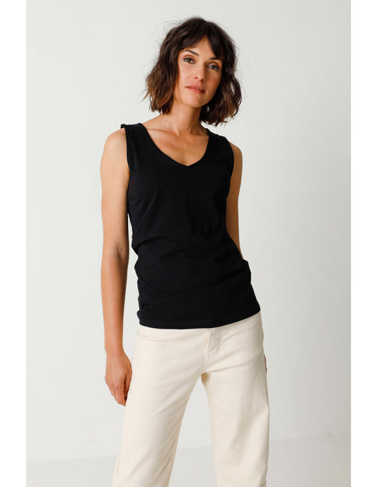 SKFK HAMABOST ärmelloses T-Shirt aus GOTS-zertifizierter Bio-Baumwolle