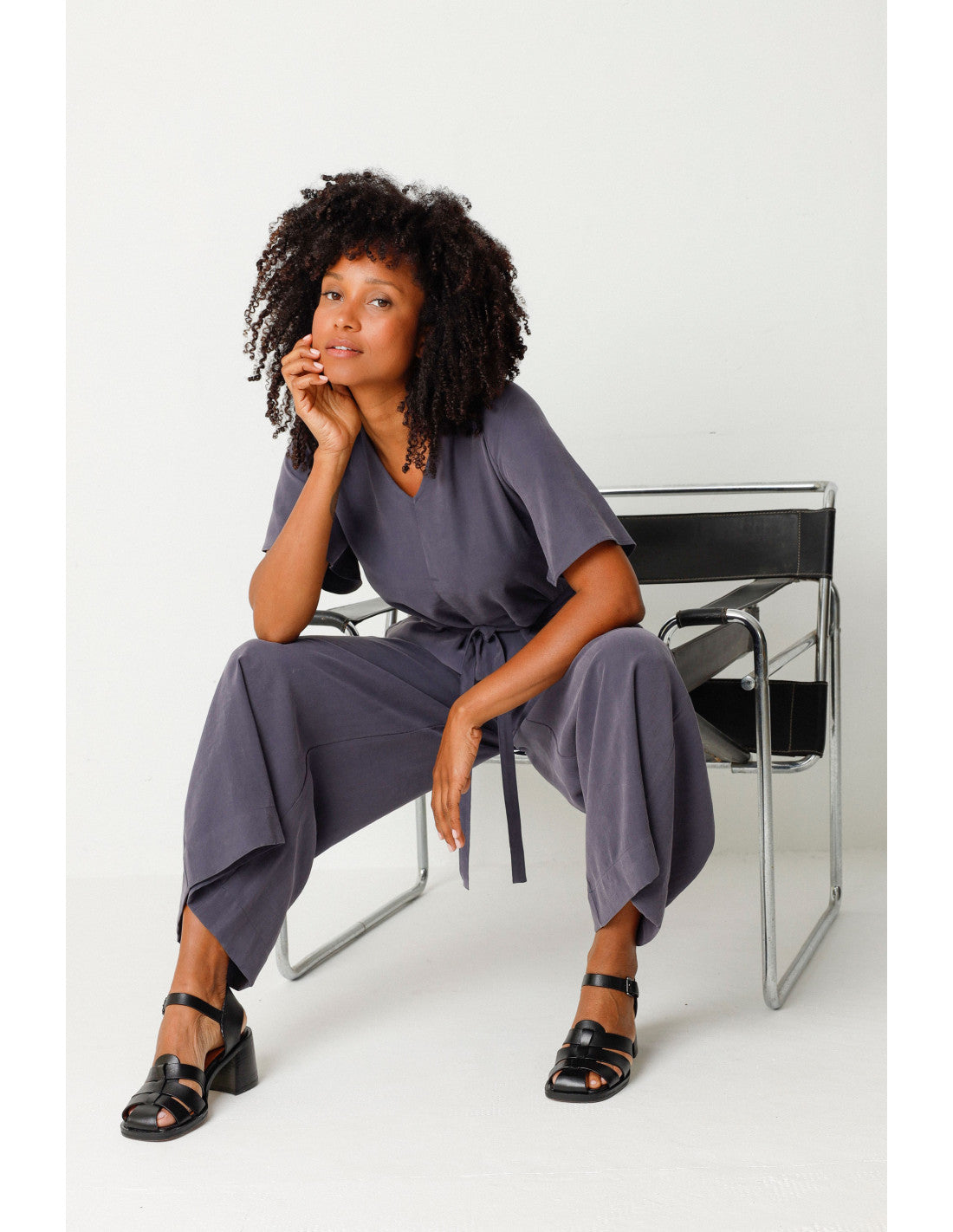 SKFK Kaie Langer Jumpsuit mit lockerer Passform