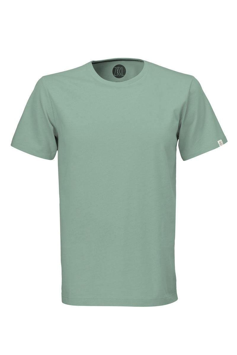 ZRCL Männer-T-Shirt aus Biobaumwolle (Basic T-Shirt Light Green)
