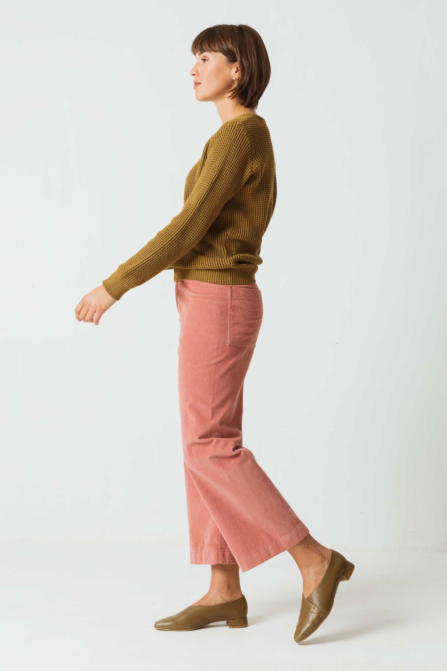SKFK IRADI Langärmeliger Pullover mit Rundkragen aus GOTS- und Fairtrade®-zertifiziertem Bio-Baumwollstrick