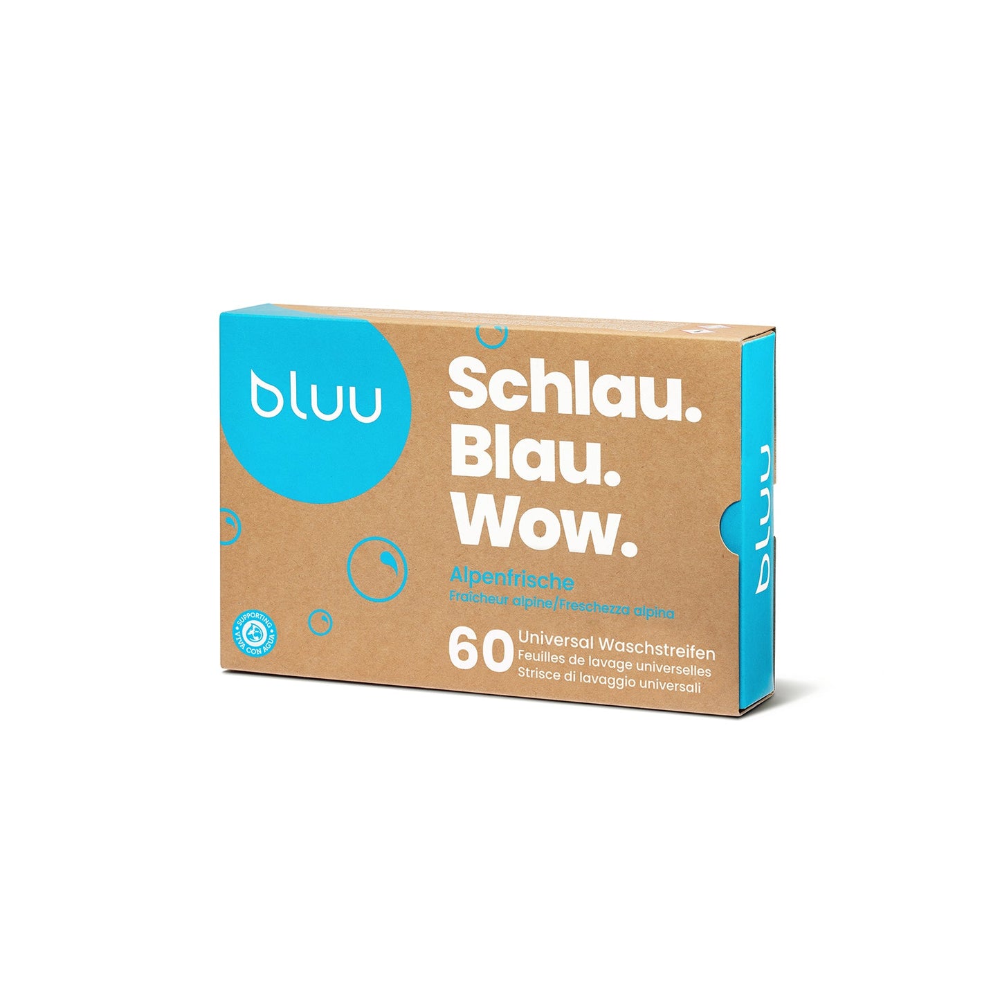 Bluu Waschstreifen Alpenfrische