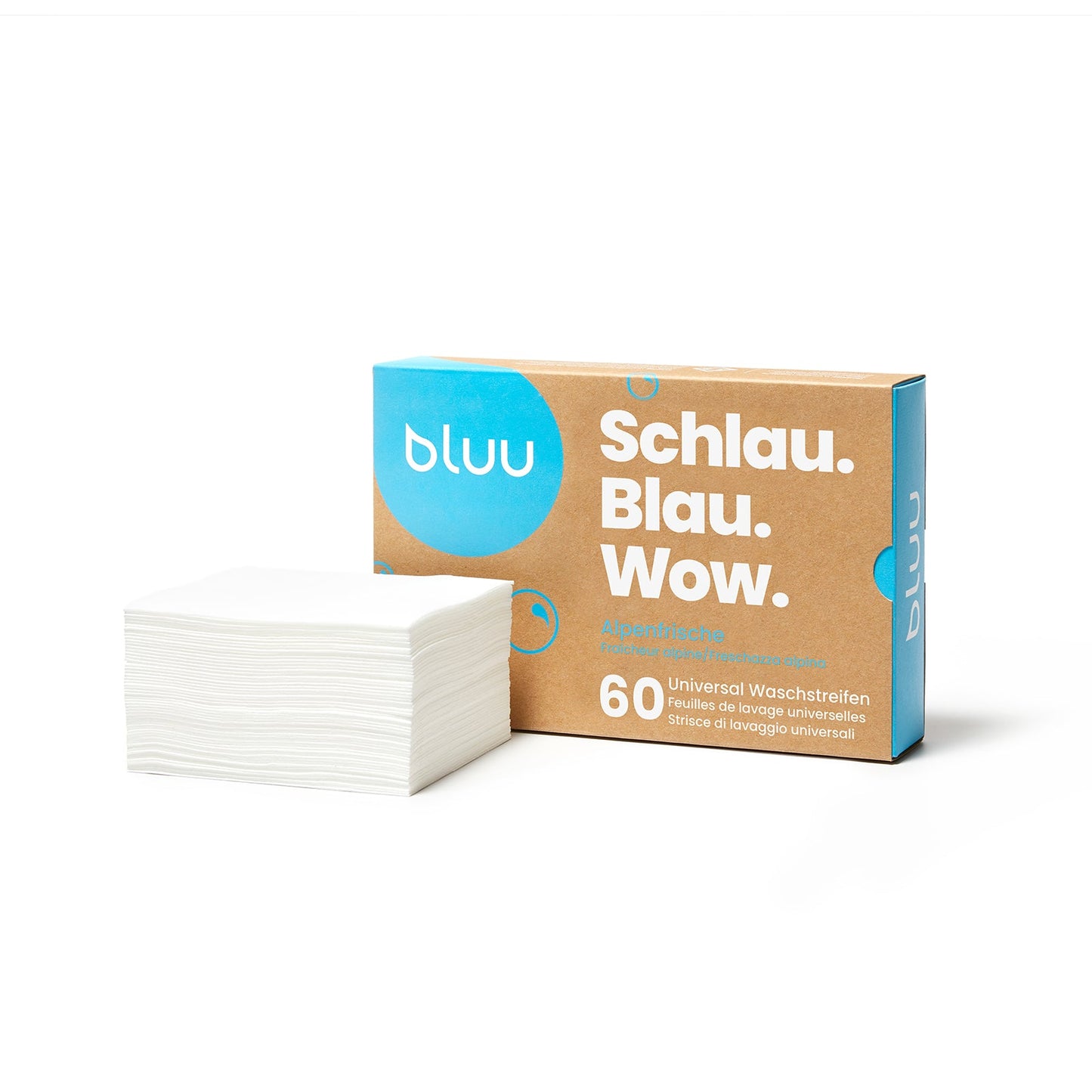 Bluu Waschstreifen Alpenfrische