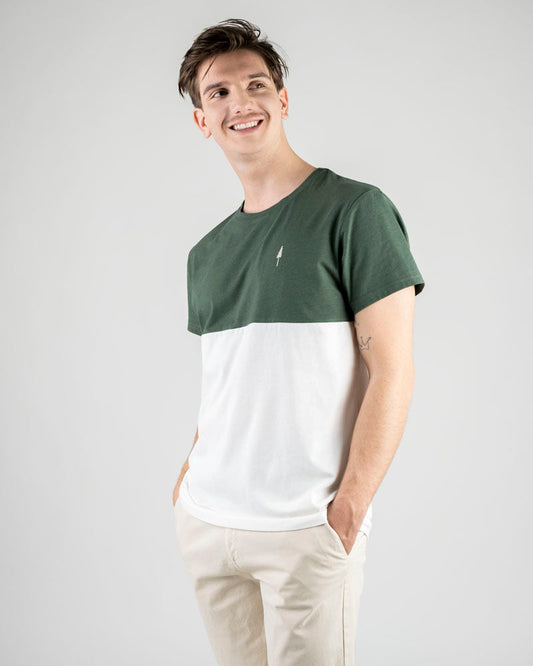 Nikin TreeShirt Bicolor Unisex Olive-Mel