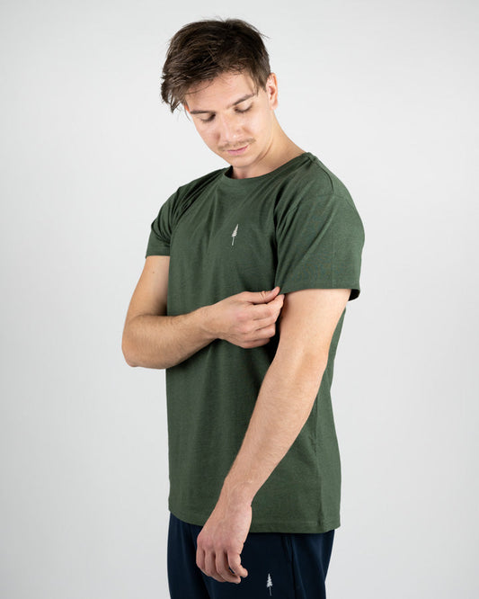 Nikin Basic Unisex T-Shirt Olive Mel