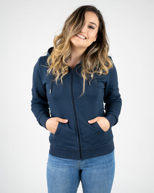 Nikin TreeHoodie Zip Women Navy