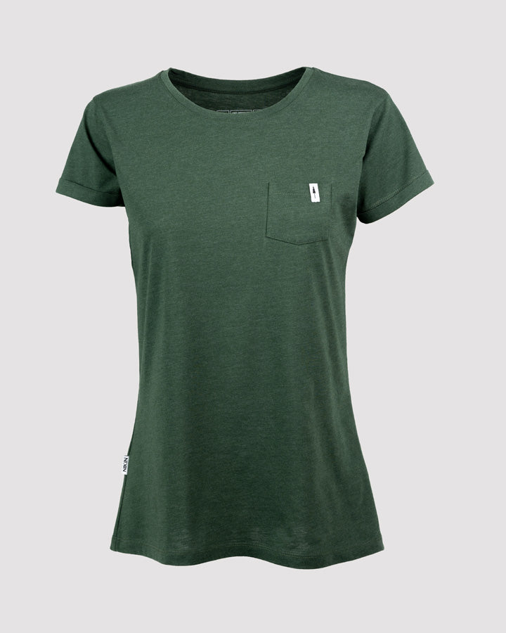 Nikin Pocket Women T-Shirt Olive Mel