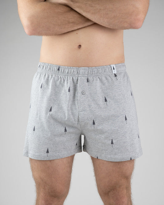 Nikin Treeboxers Allover Boxershorts Grey Mel