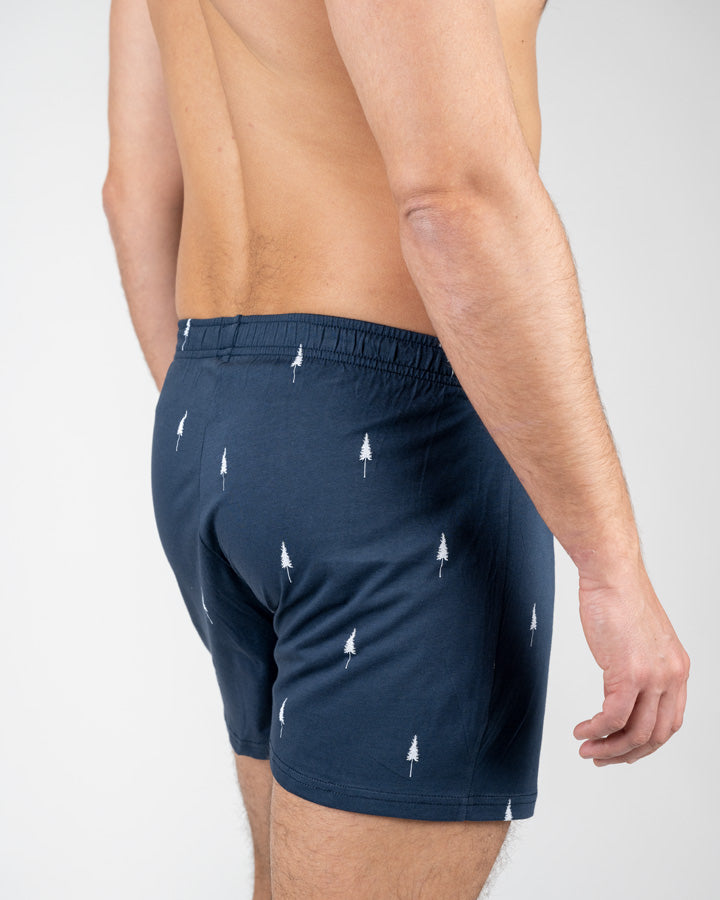 Nikin Treeboxers Allover Boxershorts Navy