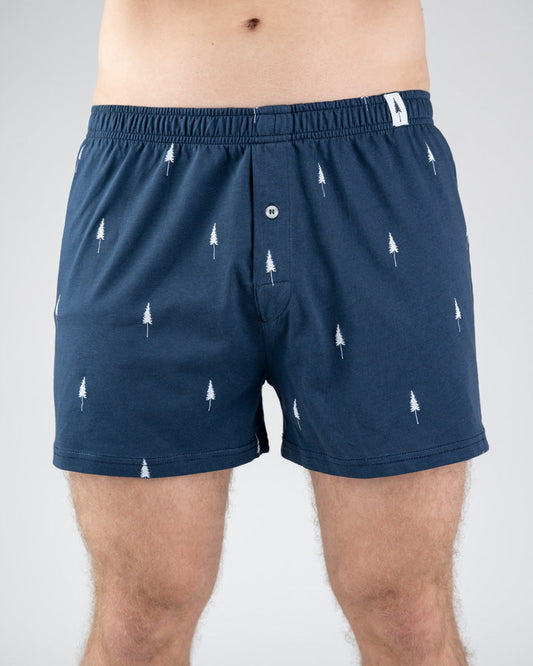 Nikin Treeboxers Allover Boxershorts Navy